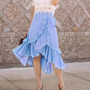 Ruffle Tiered Hem Skirt